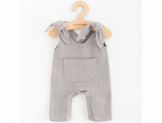 Kojenecké mušelínové lacláčky New Baby Comfort clothes šedá