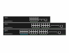 Grandstream GWN7813P Layer 3 Managed Network PoE Switch, 24 portů / 4 SFP+