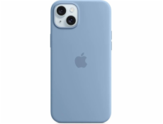 iPhone 15+ Silicone Case with MS - Winter Blue