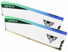 PATRIOT VIPER ELITE 5 WHITE RGB 96GB DDR5 6000MHz / DIMM / CL42 / Kit 2x 48GB