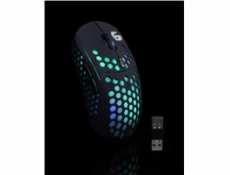 GEMBIRD myš RAGNAR WRX500, černá, bezdrátová, podsvícená, 1600DPI, USB nano receiver