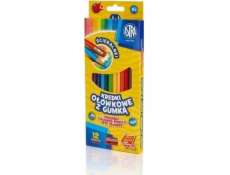 Pastelky Astra Pencil s gumou, 12 barev ASTRA
