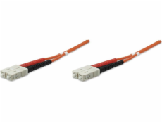 Intellinet Network Solutions Fiber Optic Patchcord, SC-SC duplex 2m 50/125 OM2 multimode (470018)