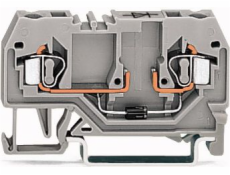 Wago 2vodičová svorkovnice s diodou 1N4007 2,5mm2 šedá (280-915/281-410)