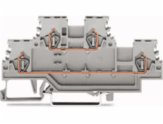 Wago 2patrová svorkovnice 1,5 mm2 šedá (279-501)