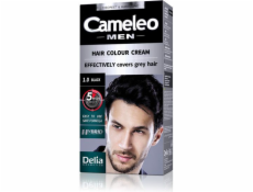 Delia Cosmetics Cameleo Men Hair Color Krémová barva na vlasy 1.0 Černá 30ml