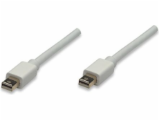 Manhattan DisplayPort Mini – kabel DisplayPort Mini 1 m bílý (324557)