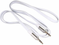 Maclean Jack 3,5 mm - Jack 3,5 mm kabel 1 m bílý (MCTV-694 W)