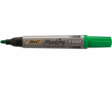 Bic permanentní popisovač 2000, kulatý hrot, zelený