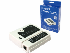 LogiLink Tester kabelů pro konektory RJ11, RJ12, RJ45 s jednotkou? dálkový ovladač WZ0010