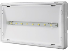 AWEX Nouzové svítidlo EXIT S IP65 ECO LED AT 1W 115lm 1h jednoúčelové bílé ETS/1W/E/1/SE/AT/WH