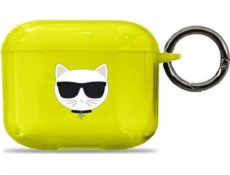 Karl Lagerfeld Case Karl Lagerfeld KLA3UCHFY kryt Apple AirPods 3 žlutý/žlutý Choupette