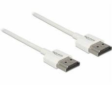 Delock HDMI - HDMI kabel 1m bílý (85122)