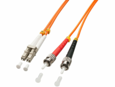 Propojovací kabel Lindy Fiber Optic LC/ST OM2, 2m, 50/125Ám, multimode (46491)