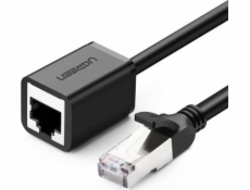 Ugreen síťový kabel UGREEN, rozšíření Ethernet RJ45, Cat. 6, FTP, s kovovou zástrčkou 2m, (černá)