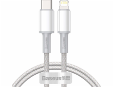 Baseus BASEUS DATA PD20W TYPE-C TO LIGHTNING CABLE 100CM BIELÝ USB kábel (6953156231924) - 6953156231924