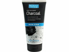 Beauty Formulas Charcoal Hloubkově čistící pleťový peeling s aktivním uhlím 150 ml