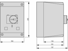 Eaton Kryt motorového spínače IP65 pro povrchovou montáž CI-K4-PKZ4-G (225524)