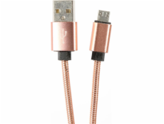 Omega kovový kabel MICRO-USB na USB 1,8A 1M USB kabel