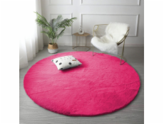 Strado Kulatý koberec Rabbit Strado 140x140 HotPink (růžový)