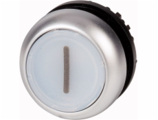 Eaton Button drive bílý I s podsvícením bez samonávratu M22-DRL-W-X1 (216963)