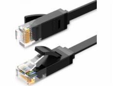 Ugreen UGREEN Ethernet RJ45 plochý síťový kabel, Cat.6, UTP, 2m (černý)