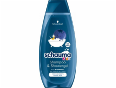 Schauma SCHAUMA_Kids Shampoo and Showergel šampon pro všechny typy vlasů a sprchový gel pro děti Blueberry 400ml