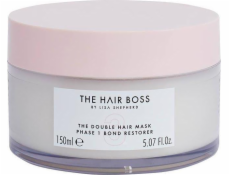 The Hair Boss THE HAIR BOSS_SET Lisa Shepherd The Double Hair Mask Phase 1 a 2 keratinové hydratační masky obnovující strukturu vlasů 2x150ml