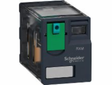 Schneider Electric Zelio RXM miniaturní zásuvné relé 4 přepínací kontakty 12 V DC (RXM4AB1JD)