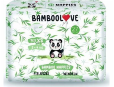 BAMBOOLOVE BAMBOOLOVE JEDNORÁZOVÉ PLENY Velikost XS 27KS