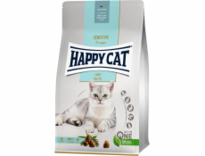 Happy Cat Sensitive Light, suché krmivo, pro dospělé kočky, nízkotučné, 1,3 kg, sáček