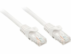 Lindy Patchcord Cat.6, U/UTP, 0,5m, bílý (48201)