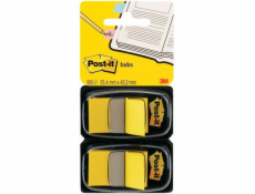 Post-it Indexing tab 680-Y2EU, 25mmx43mm, žlutá, 2 x 50ks (3M0835)