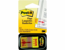 Post-it Indexovací štítky s potiskem, ikona ruky a tužky 680-31 25 mm x 43 mm 50/P (3M0521)