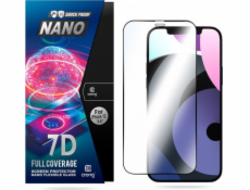 Crong Crong 7D Nano Flexible Glass - 9H hybridní sklo proti praskání pro celou obrazovku iPhone 12 Mini