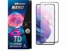 Hybridní sklo proti praskání Crong Crong 7D Nano Glass 9H pro celou obrazovku Samsung Galaxy S21