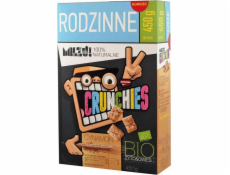 Milzu Crunchies žitno-ovesné skořicové vločky BIO 450g