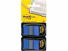 3M POST-IT® indexovací záložky (680-B2EU), PP, 25x43mm, 2x50 karet, modrá - 051141920603