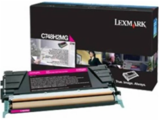 Originální toner Lexmark C748H3MG Purpurová (C748H3MG)