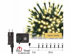 Vánoční osvětlení Emos Classic 240 LED osvětlení vánočního stromku 24m teplá bílá