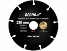 Dedra kotouč na řezání dřeva, plastů 230mm/22,2 (HR1006)