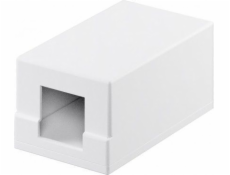 Goobay Empty Keystone Enclosure 1-Port, Snap-In Installation (79355)