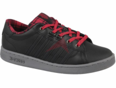 Dětské boty K-Swiss Hoke Plaid, černé, vel. 35,5 (85111-050)