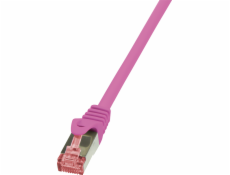 LogiLink CAT 6 Patchcord S/FTP PIMF růžový 1M (CQ2039S)