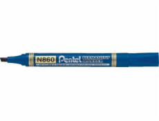 Pentel Permanentní popisovač N860, zkosený hrot, modrý (42K054C)