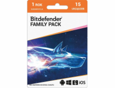 Bitdefender 15 zařízení 12 měsíců (PLBITDBS04)