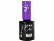 Rimmel Super Gel Top Coat lak fixující efekt gelové manikúry 12ml