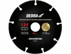 Dedra kotouč na řezání dřeva, plastů 125mm/22,2 (HR1002)