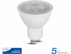 V-TAC SAMSUNG LED žárovka VT-247 SAMSUNG CHIP 6,5W GU10 3000K 480lm A+ 110 st. 192