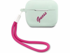 Guess Case Guess GUACAPLSVSBF kryt Apple AirPods Pro modrý fuchsiový/modrý fuschia silikonový Vintage